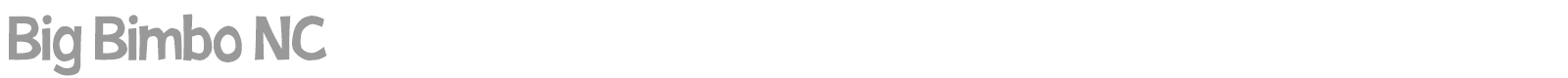 Big Bimbo NC font preview